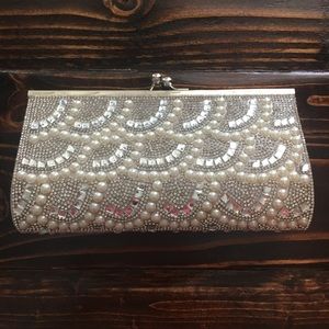 White Evening Clutch